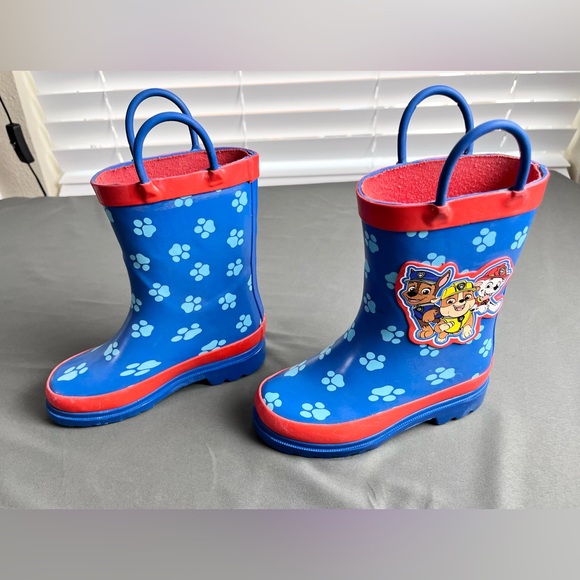 Paw Patrol Rain boots Toddler size 8 - Picture 3 of 14